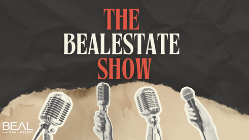 The bealestate show text with 4 mics